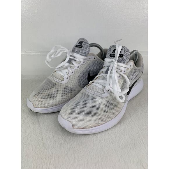 Nike Revolution 3 Women’s Running Shoes White Black Sz 9 819303-102 - Picture 1 of 11